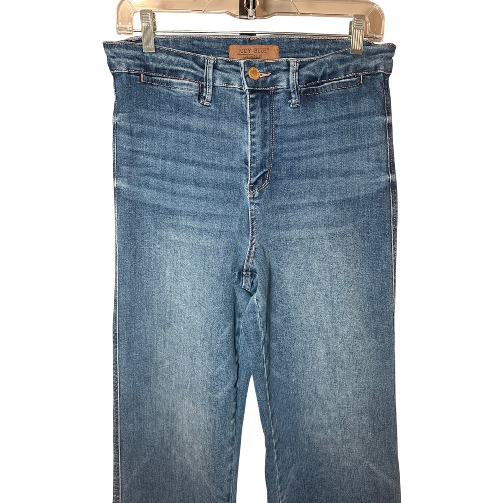 Judy Blue Straight Leg Jeans Medium Wash Women's Size 9/29 - Picture 3 of 10
